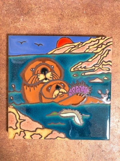 Sea Otter Tile 6x6